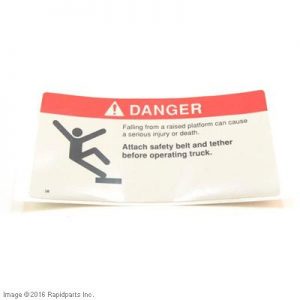 CAT LIFT TRUCKS - TETHER,DANGER A000038141