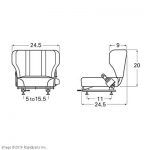 CAT LIFT TRUCKS - SEAT,FOLD and TILT W/BELT A000028790 A000028790 CAT LIFT TRUCKS - SEAT,FOLD and TILT W/BELT A000028790 A000028790