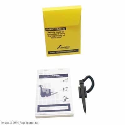 CAT LIFT TRUCKS - CHECK LIST CADDY,ELEC PAL A000025791 A000025791