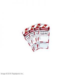 CAT LIFT TRUCKS - TAG,LOCK OUT qty(25) A000025787