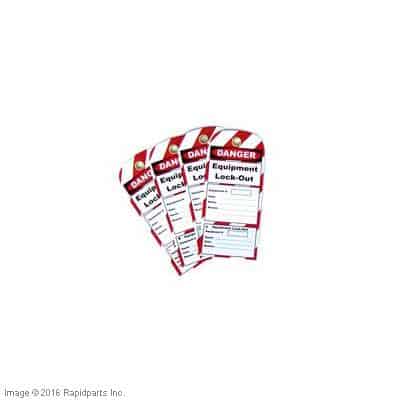 CAT LIFT TRUCKS – TAG,LOCK OUT qty(25) A000025787