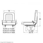 CAT LIFT TRUCKS - SEAT,STD W/ ADJUSTER AND A000025819 A000025819