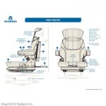 CAT LIFT TRUCKS - SEAT,MSG75 BLK VNL W/BLTand A000035472 A000035472