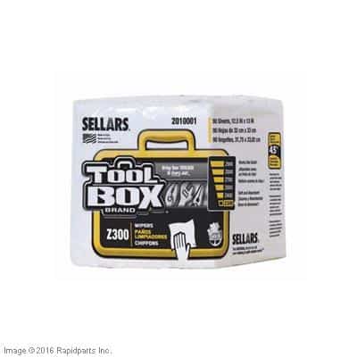 CAT LIFT TRUCKS – WIPER, Z300 1/4 FOLD WHITE A000037866