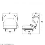 CAT LIFT TRUCKS - SEAT, W/RETRACTABLE BELT A000016203 A000016203 CAT LIFT TRUCKS - SEAT, W/RETRACTABLE BELT A000016203 A000016203