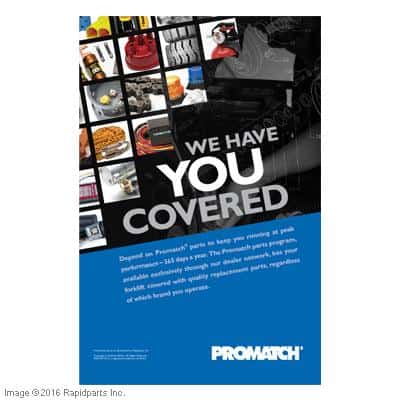 CAT LIFT TRUCKS - PROMATCH PARTS POSTER A000002143 A000002143