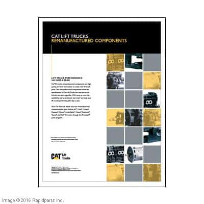 CAT LIFT TRUCKS - CAT REMAN POSTER CEWP0009 CEWP0009