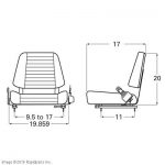 CAT LIFT TRUCKS - SEAT,DLX STRAIGHT BACK W/ A000029294 A000029294 CAT LIFT TRUCKS - SEAT,DLX STRAIGHT BACK W/ A000029294 A000029294