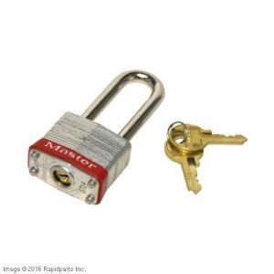 CAT LIFT TRUCKS - PADLOCK,STEEL RED 2" KEYDIFF A000016726
