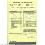 CAT LIFT TRUCKS - CHECK LIST,ELEC PALLET (4 A000025796 A000025796