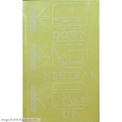 CAT LIFT TRUCKS - DECAL,HANDLE A000046579 A000046579 CAT LIFT TRUCKS - DECAL,HANDLE A000046579 A000046579