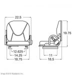 CAT LIFT TRUCKS - SEAT,W/RETRACTABLE BELT A000030248 A000030248 CAT LIFT TRUCKS - SEAT,W/RETRACTABLE BELT A000030248 A000030248