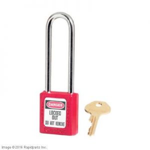 CAT LIFT TRUCKS - PADLOCK,RED 3" KEYDIFF A000016766
