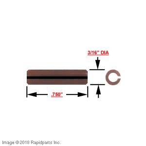 CAT LIFT TRUCKS - PIN,ROLL 3/16" X 3/4" 9I4618