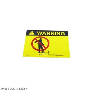 DECAL,NO RIDING