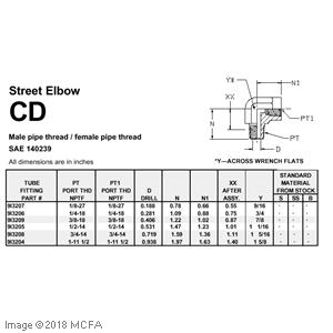 STREET ELBOW 90 9I3206